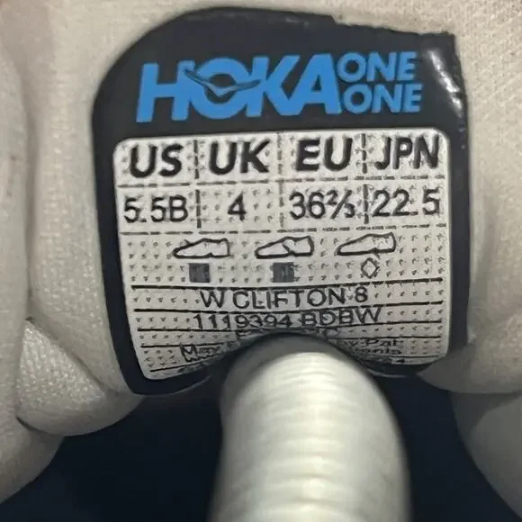 Hoka One One Women’s Clifton 8 Athletic Running Shoes Size 5.5 - Picture 5 of 8